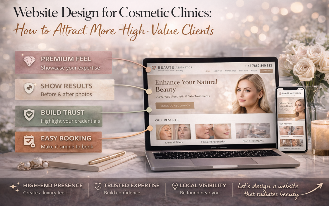 Website Design for Cosmetic Clinics: How to Attract More High-Value Clients