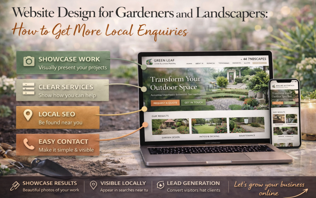 Website Design for Gardeners and Landscapers: How to Get More Local Enquiries