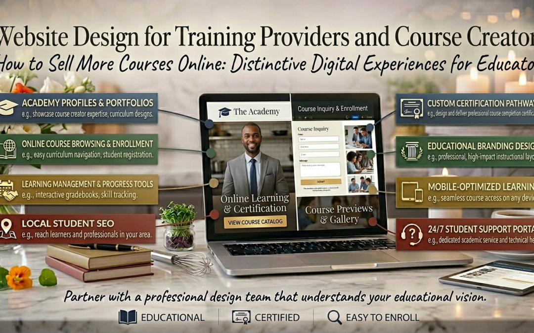 Website Design for Training Providers and Course Creators: How to Sell More Courses Online