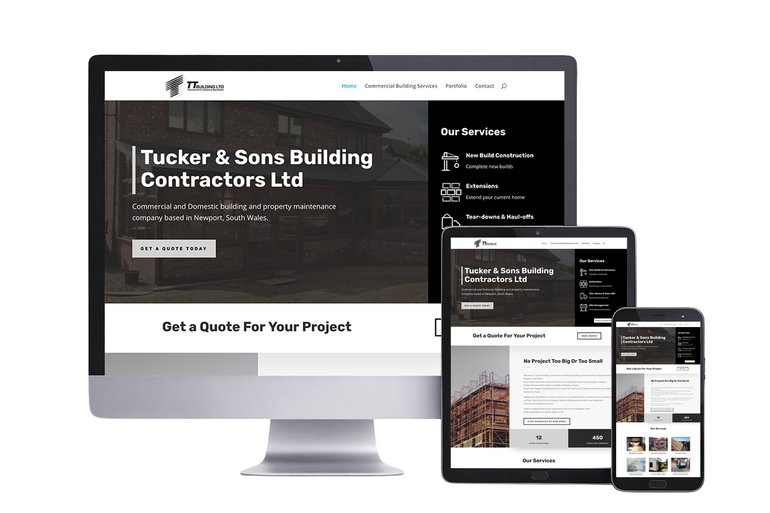 websites for builders and construction companies